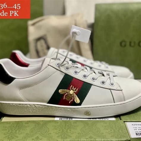 honey bee gucci|Gucci ace bee embroidered.